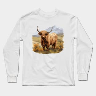 Highland Bull Long Sleeve T-Shirt